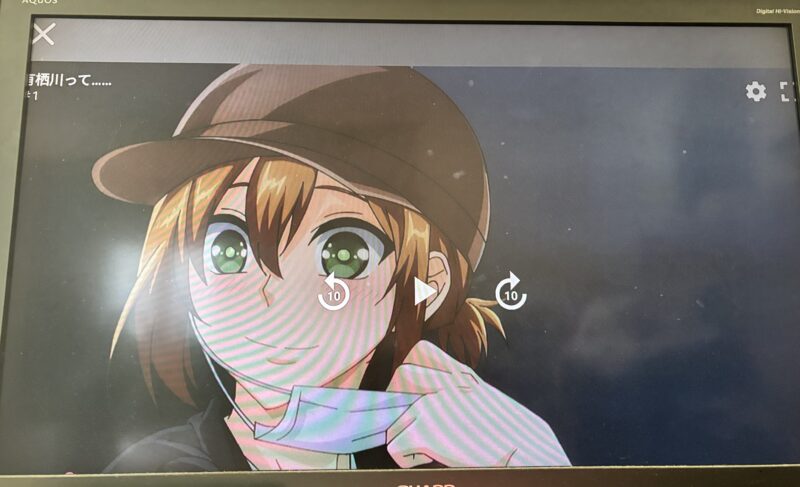 アニメフェスタで作品を再生する