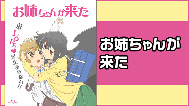 「お姉ちゃんが来た」のメインビジュアル