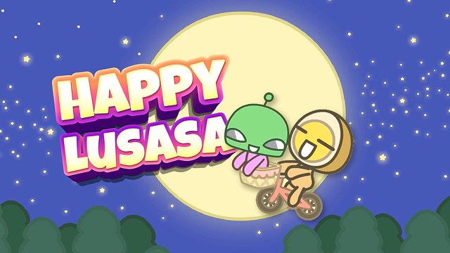 「HAPPY LUSASA」のメインビジュアル