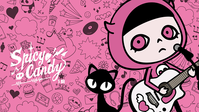 「Spicy Candy 1期」のメインビジュアル