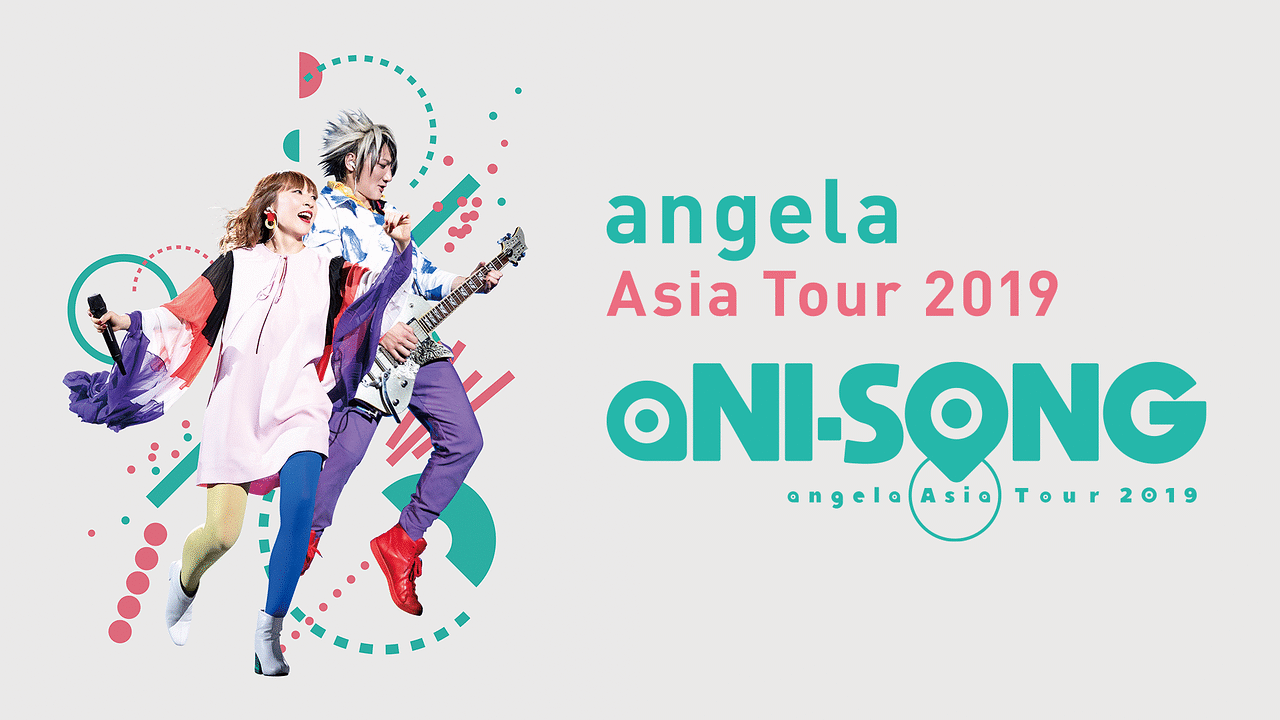 「angela Asia Tour」のメインビジュアル
