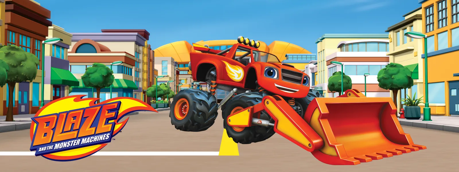 「ブレイズ&モンスターマシン（英語）」のメインビジュアル